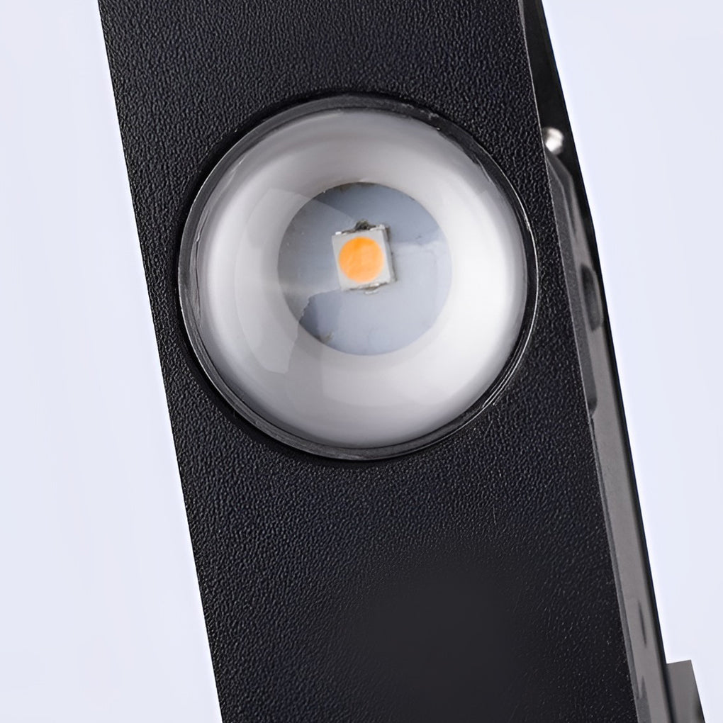 V-shaped Waterproof LED Black Modern Outdoor Wall Lamp Wall Washer Light - Lamp Outdoor