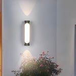 Waterproof LED Up and Down Lights Black Modern Outdoor Wall Sconce Lighting - Lamp Outdoor