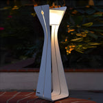 Sleek Stainless Steel Solar Pathway Lights - Lamp Outdoor