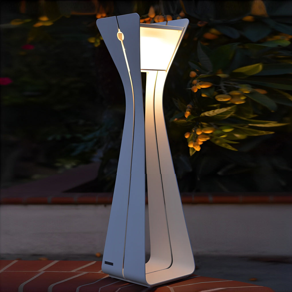 Sleek Stainless Steel Solar Pathway Lights - Lamp Outdoor