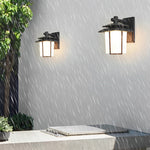 Vintage Glass Aluminum Waterproof European Style Outdoor Wall Sconces Lighting - Lamp Outdoor