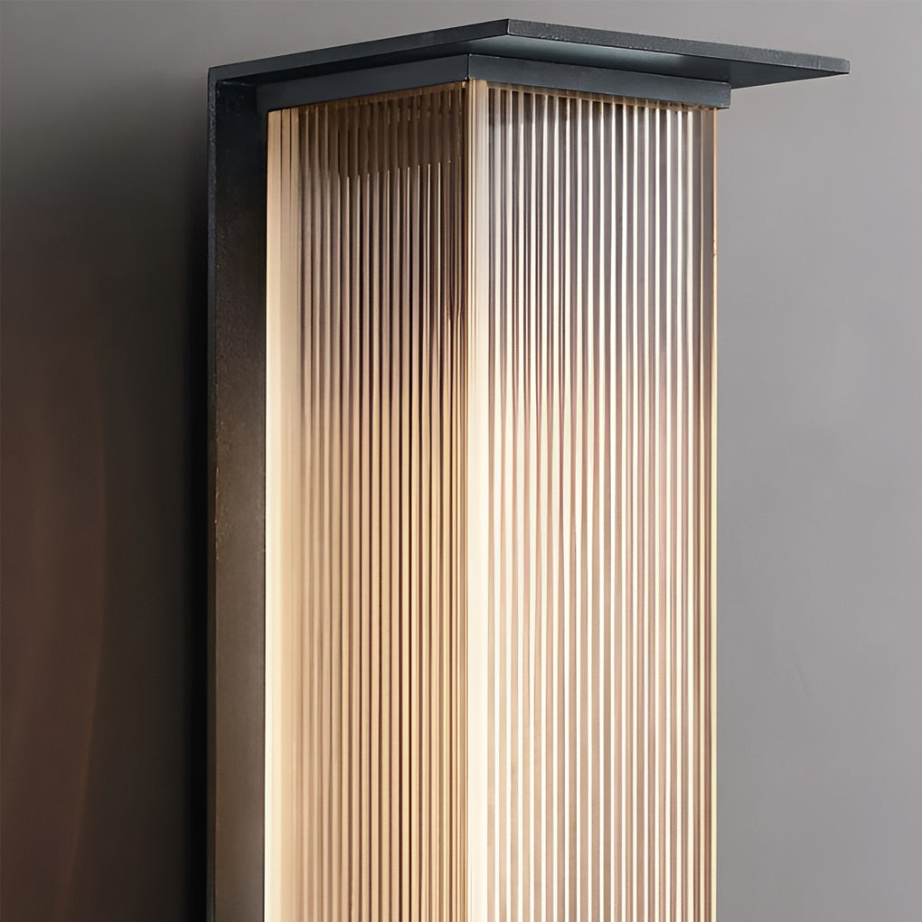 Rectangular Waterproof LED 3w Modern Outdoor Solar Wall Sconces Lighting - Lamp Outdoor