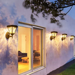 Waterproof LED Smart Touch Switch Modern Outdoor Plug in Wall Sconce Lighting - Lamp Outdoor