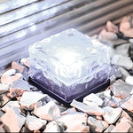 2V Mount-Free Ice Cube Lights Colorful Modern Smart Solar Outdoor Step Lighting - Lamp Outdoor