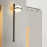 Creative Flowerpot Ball Waterproof LED Black Modern Outdoor Wall Light - Lamp Outdoor