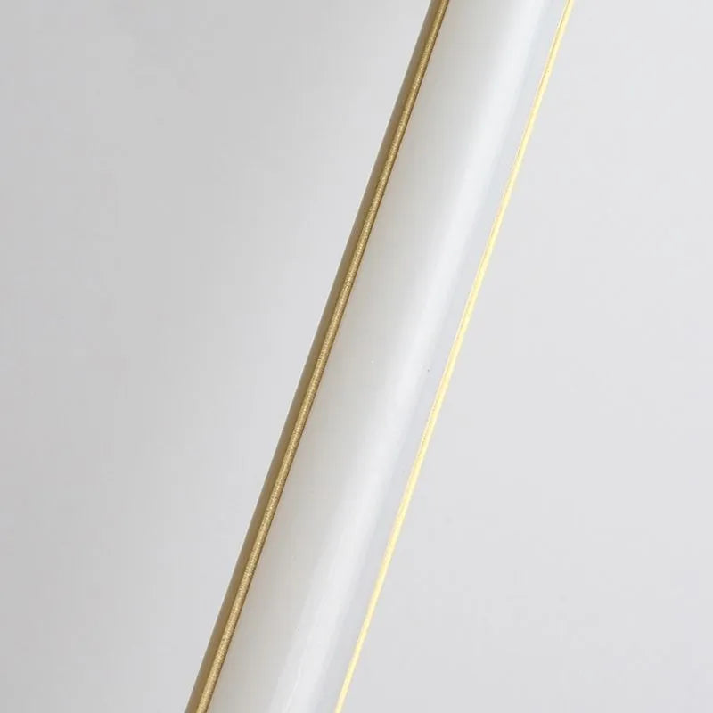 Fauro Modern Linear Metal&Silica Gel Wall Mount Lamps, Gold - Lamp Outdoor