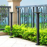 Round LED Solar Garden Light with Intelligent Light-Control & Waterproof Design - Lamp Outdoor