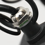 Small Square Waterproof Glass Black Modern Outdoor Pendant Lights - Lamp Outdoor
