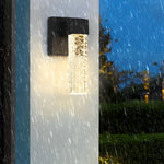Waterproof LED 10W Crystal Black Modern Outdoor Wall Lamp Exterior Lights - Lamp Outdoor