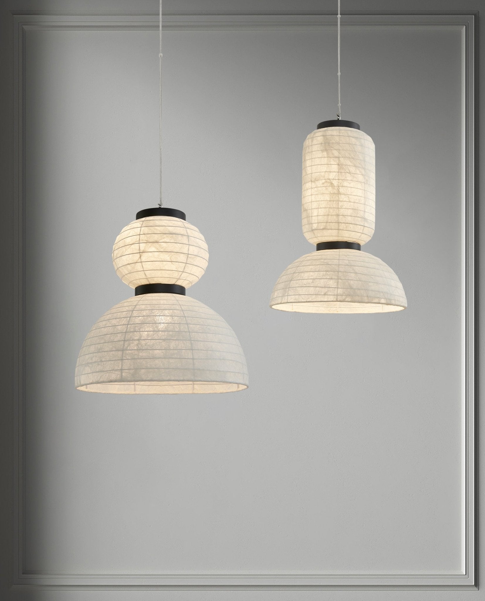 Modern Silk Pendant Light - Lamp Outdoor