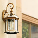 Double-layer Waterproof Glass E27 Vintage Wall Sconce Lighting Wall Lamp - Lamp Outdoor