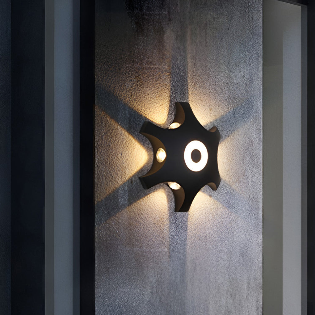 Flower Shaped LED Waterproof Nordic Wall Washer Lights Wall Sconces Lighting - Lamp Outdoor