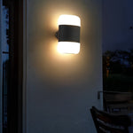 Round Up and Down Light LED Waterproof Black Modern Outdoor Wall Lamp - Lamp Outdoor