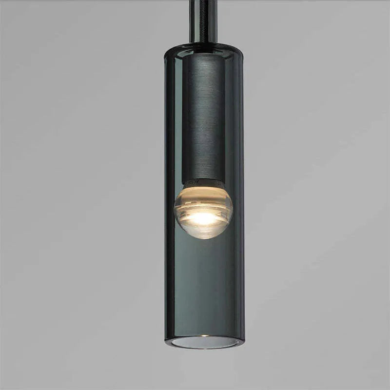 Zeyro Modern Black Glass Streamlined Pendant light/Wall Lamp - Lamp Outdoor