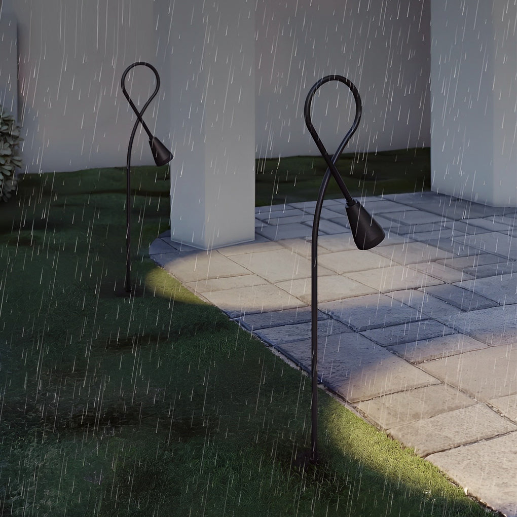 Arched Gooseneck Pathway Lights Waterproof LED COB Outdoor Lighting - Lamp Outdoor