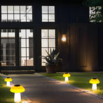 Mushroom Solar LED Lawn Light Smart, Waterproof for Outdoor Gardens and Parks - Lamp Outdoor