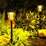 2Pcs Intelligent Solar Lawn Lights with Motion Sensor - Lamp Outdoor