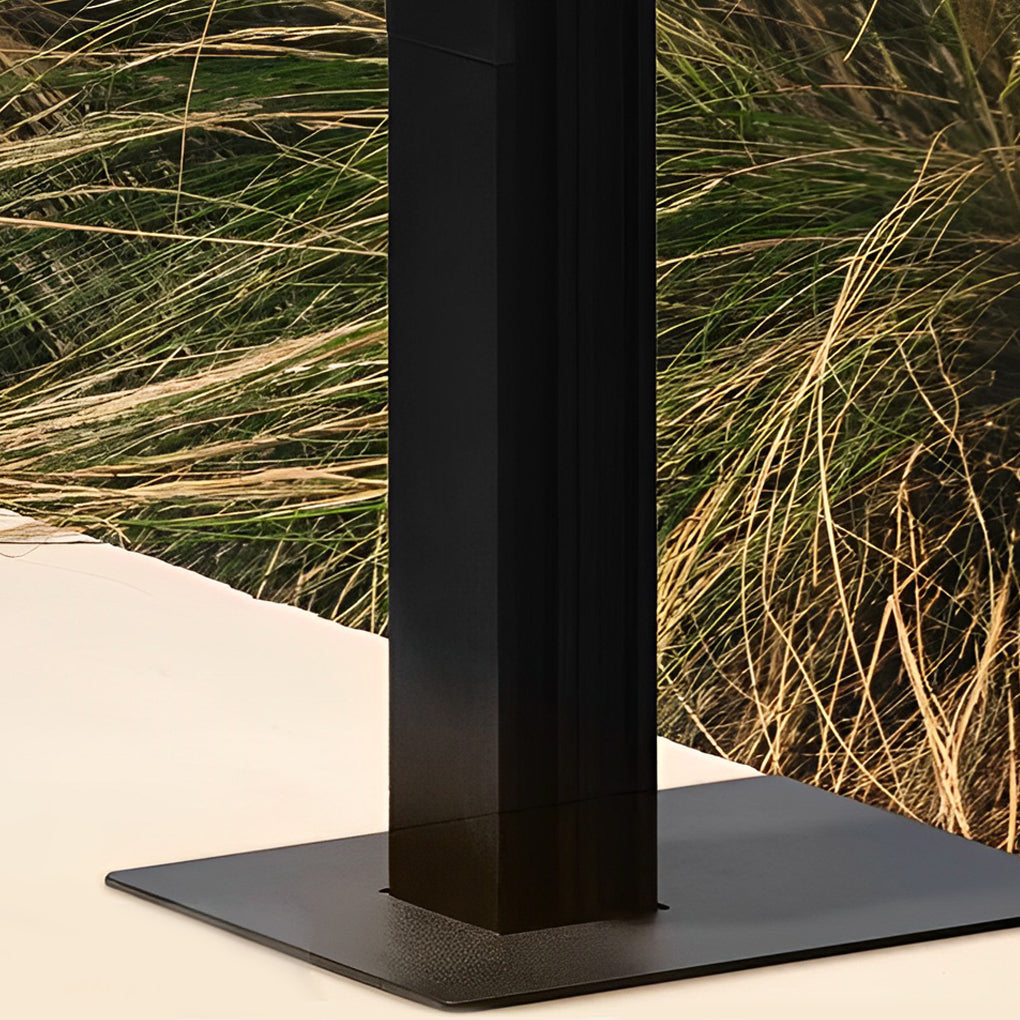 Back-to-Back Dual Cylinder LED Pathway Lights Black Waterproof Outdoor Lamp - Lamp Outdoor