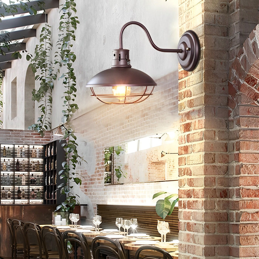 Retro Iron LED Waterproof Industrial Style Outdoor Wall Lights Wall Lamp - Lamp Outdoor