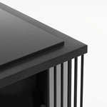 Waterproof LED Mountain Scenery Black Modern Solar Post Caps Lights - Lamp Outdoor