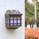Solar LED Light-controlled Motion Sensor Modern Outdoor Wall Lamp - Lamp Outdoor