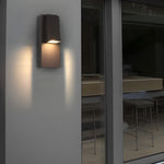 Rectangle Waterproof LED Black Modern Outdoor Wall Lamp Wall Light Fixture - Lamp Outdoor