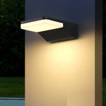 Rectangular Creative LED Waterproof Black Modern Outdoor Wall Sconces Lighting - Lamp Outdoor
