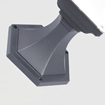 Creative Square LED Waterproof Black Retro Solar Fence Post Lights - Lamp Outdoor