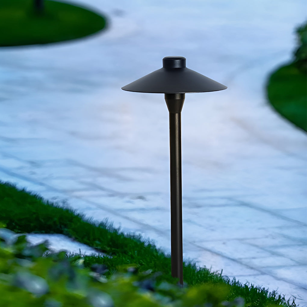 Modern Mushroom-Shaped Outdoor Path Lights LED 7W Black Lighting - Lamp Outdoor