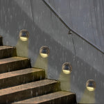 Hallf Moon 12-36V Low Voltage LED Deck Downward Lighting Wall Mounted Step Lights - Lamp Outdoor