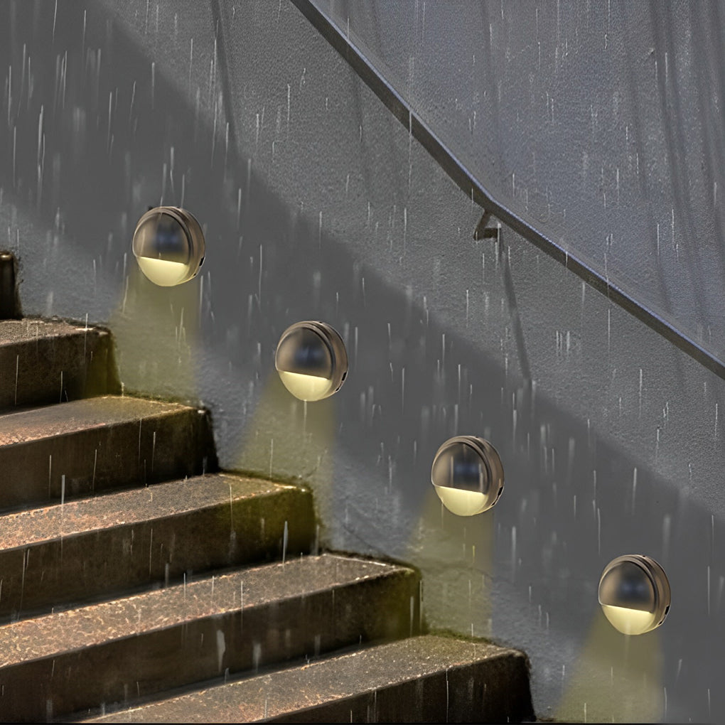 Hallf Moon 12-36V Low Voltage LED Deck Downward Lighting Wall Mounted Step Lights - Lamp Outdoor