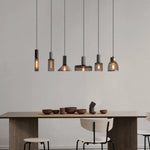 Xenith Industrial Cylindrical Pendant Light, Cement/Metal - Lamp Outdoor