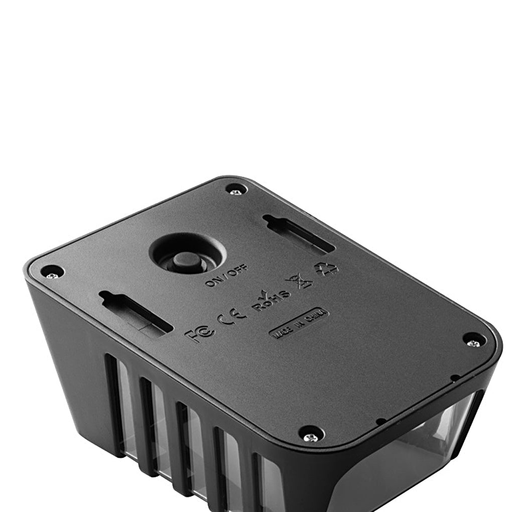 Waterproof Intelligent LED Black Modern Solar Outdoor Wall Lights - Lamp Outdoor