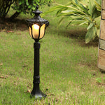 Traditional European-Style LED Outdoor Pathway Lamp Post - Durable & Waterproof - Lamp Outdoor