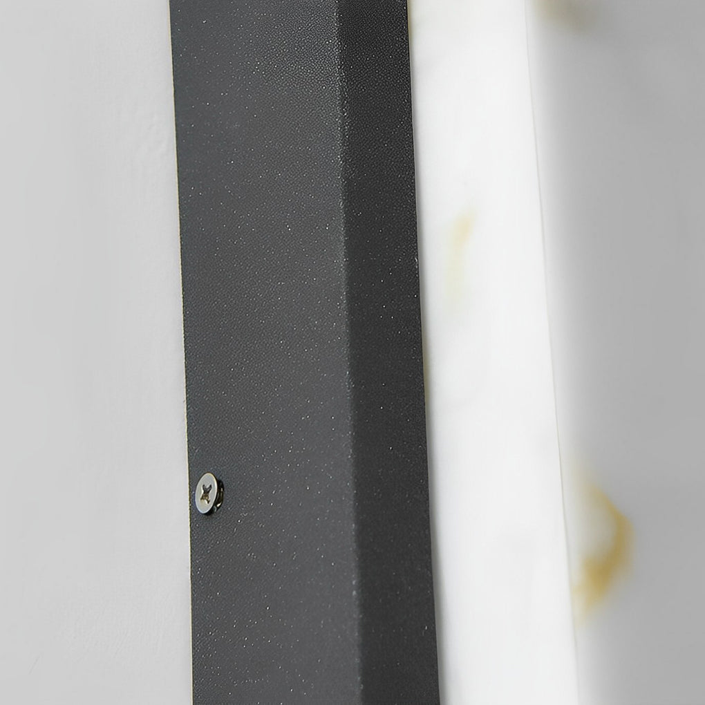 Rectangular Metal LED Waterproof Black Modern Outdoor Wall Lights - Lamp Outdoor