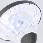 Round Waterproof Colorful Gradient Modern Solar Fence Post Lights - Lamp Outdoor