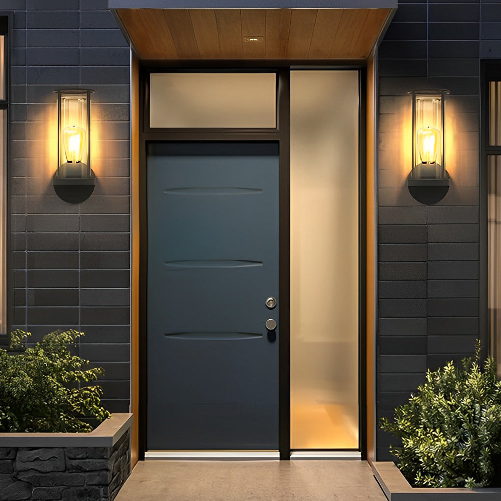 Modern Minimalist Round Stainless Steel Outdoor Light – Wall & Post Installation Options - Lamp Outdoor