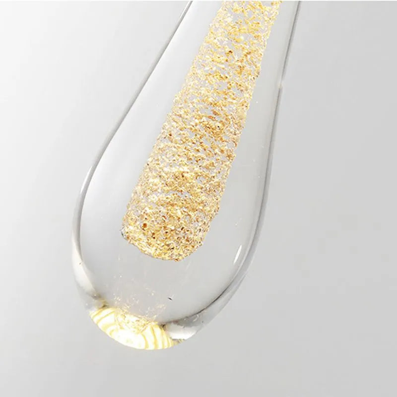 Teardrop Gold Pendant Light - Lamp Outdoor