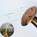 Iron Kettle Shower LED Solar Garden Light Unique and Efficient Outdoor Illumination - Lamp Outdoor