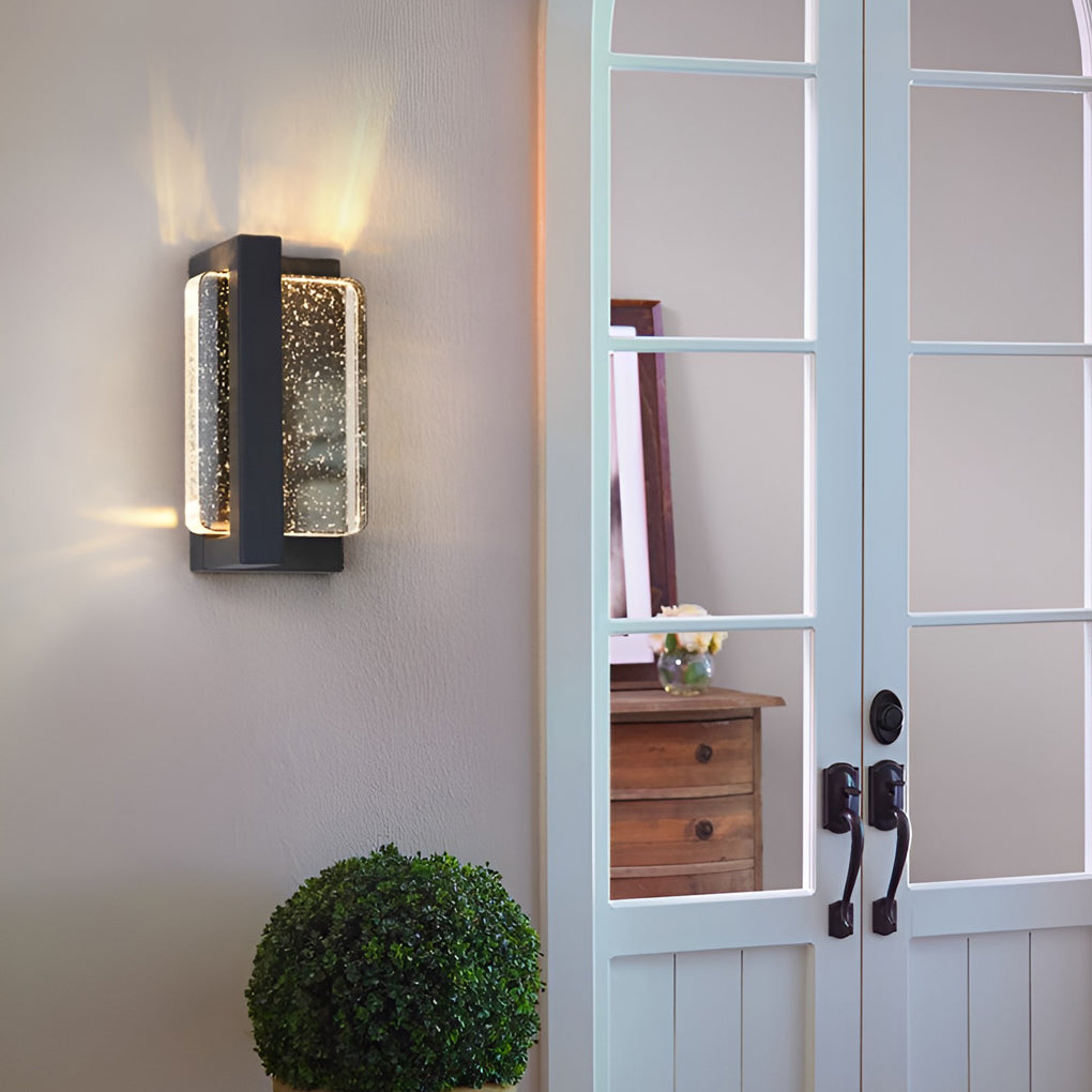 Creative Crystal Waterproof Modern Outdoor Wall Lamp Wall Sconce Lighting - Lamp Outdoor