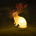 Resin and Fiberglass Rabbit Garden Lights Modern Waterproof Outdoor Lighting - Lamp Outdoor