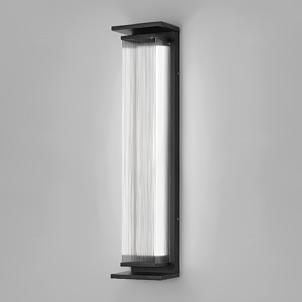 Creative Strip Waterproof Black Modern LED Wall Lamp Outdoor Wall Lights - Lamp Outdoor