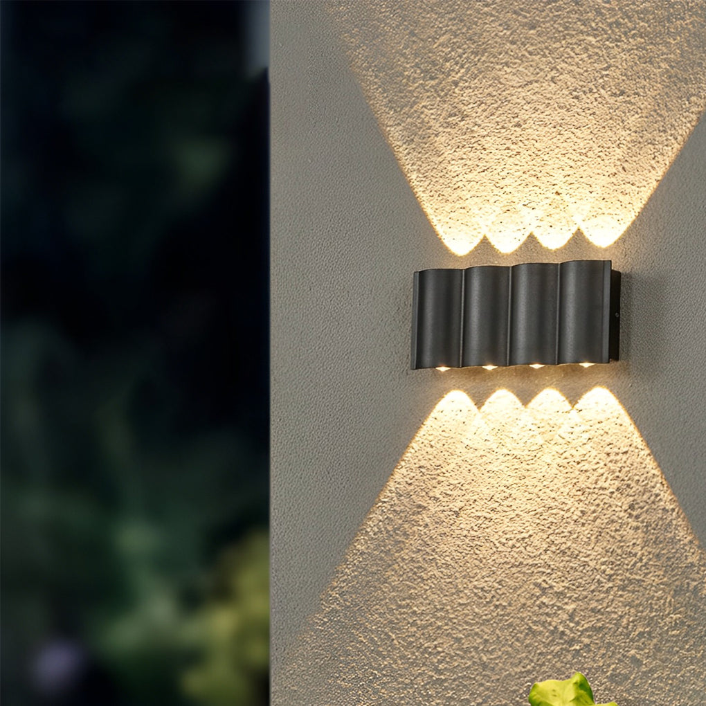 Creative Wave Up and Down Light LED Waterproof Modern Wall Washer Light - Lamp Outdoor