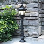 Outdoor European Style Aluminum Glass Post Lamp - Lamp Outdoor