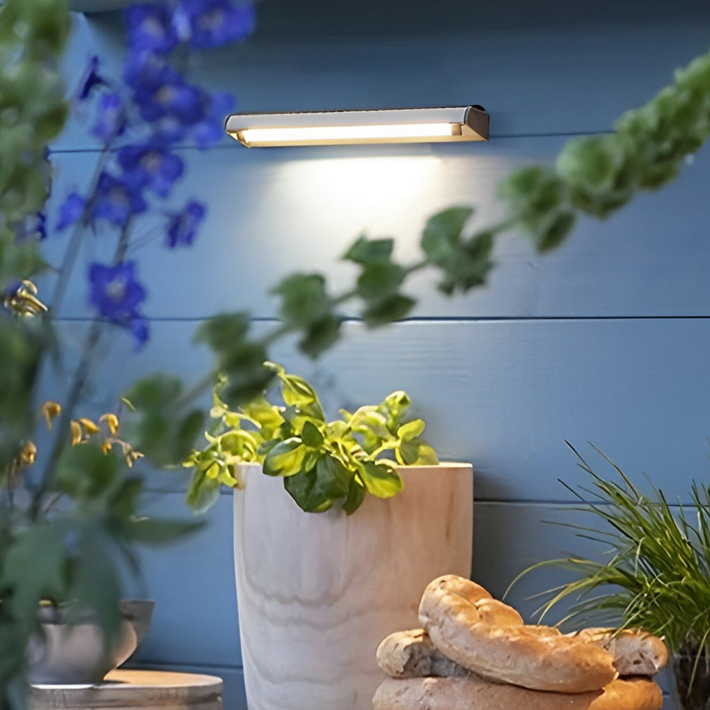 Rectangular Adjustable Waterproof LED Modern Signboard Solar Wall Lamp - Lamp Outdoor