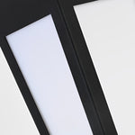 Waterproof Intelligent Metal LED Black Modern Solar Outdoor Wall Light - Lamp Outdoor