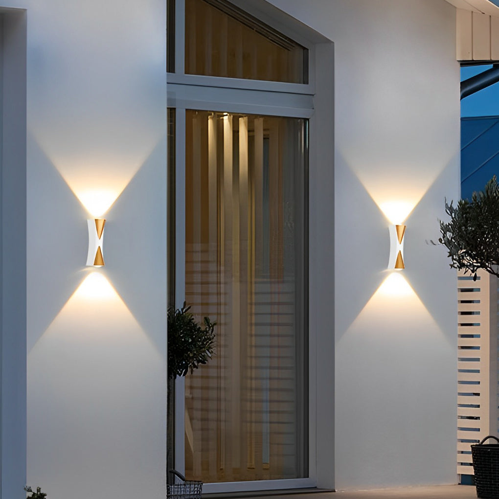 Creative Up and Down Lights LED Waterproof Modern Outdoor Wall Lamp - Lamp Outdoor
