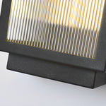 Rectangular Strip Waterproof LED Black Modern Outdoor Wall Lights - Lamp Outdoor