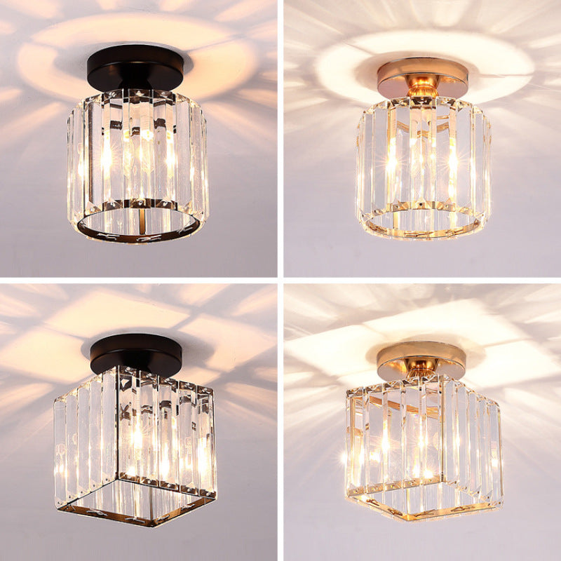 Stonel Modern Metal/Crystal Ceiling Light, 3 Colors - Lamp Outdoor
