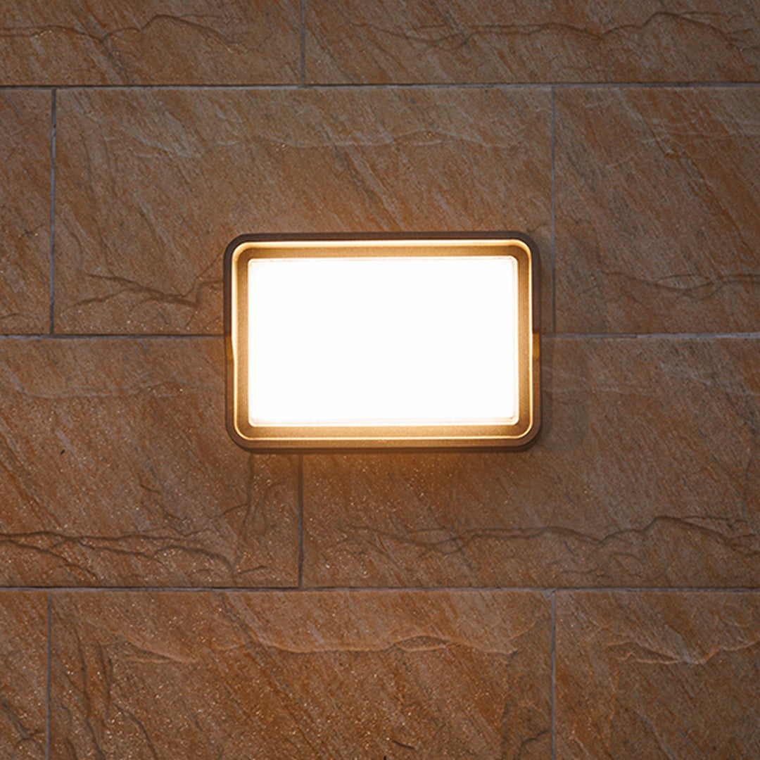 Square Outdoor Wall Light Minimalist LED Waterproof Ambient - Lamp Outdoor